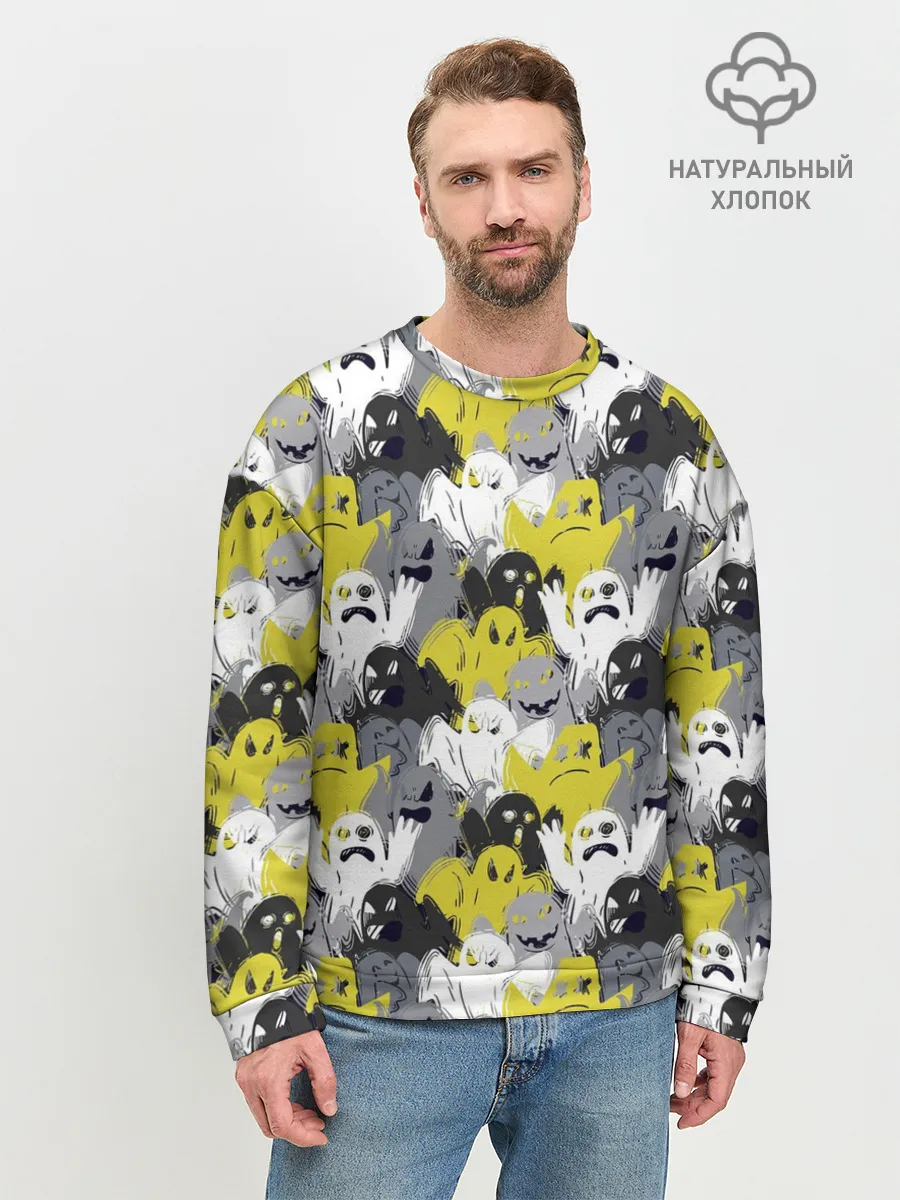 Мужской свитшот базовый / Привидения