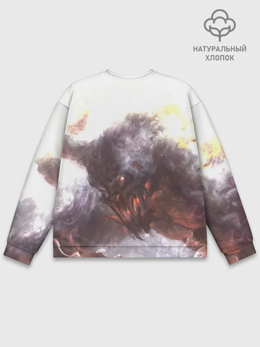 Мужской свитшот базовый / Демон Войны | The Demon of War