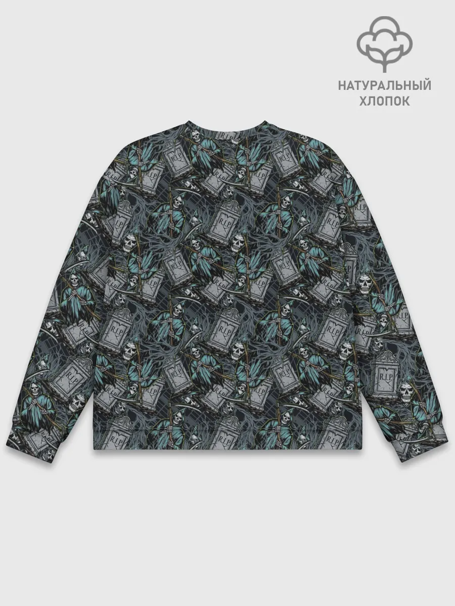 Мужской свитшот базовый / Смерть с Косой