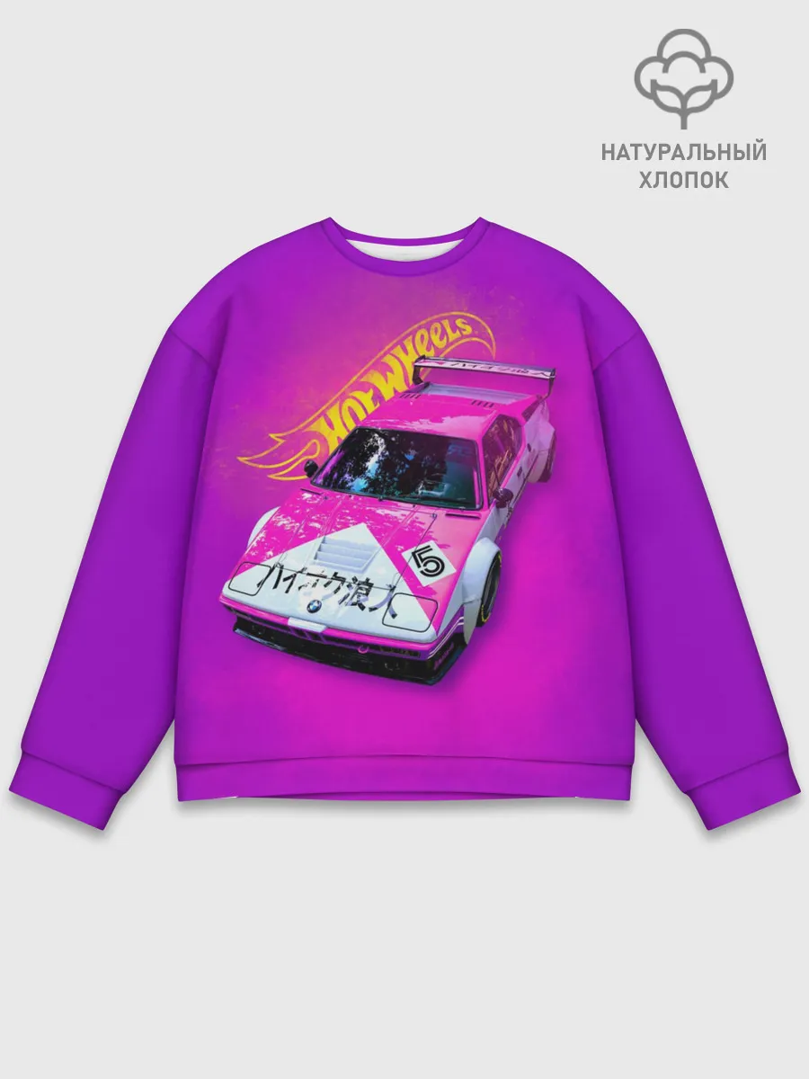 Мужской свитшот базовый / Hot Wheels. Хот Вилс