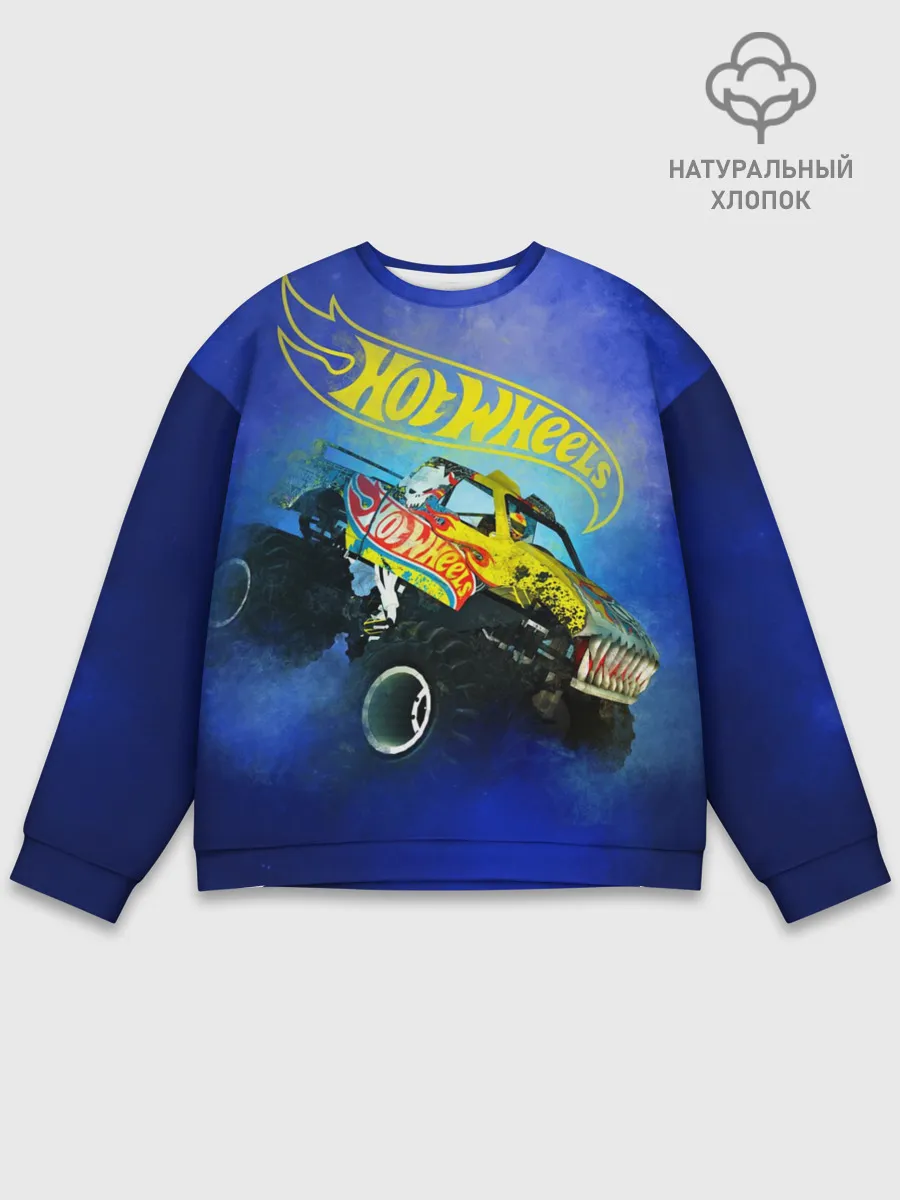 Мужской свитшот базовый / Hot Wheels. Хот Вилс