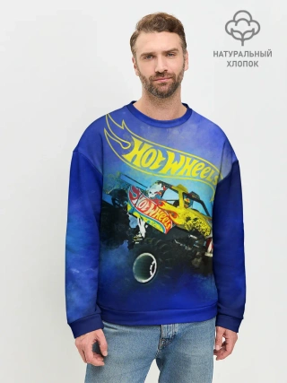 Мужской свитшот базовый / Hot Wheels. Хот Вилс
