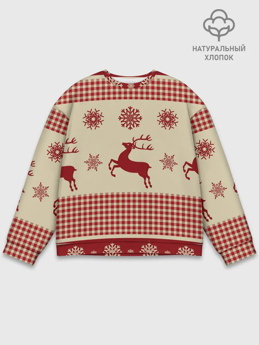 Мужской свитшот базовый / Олени