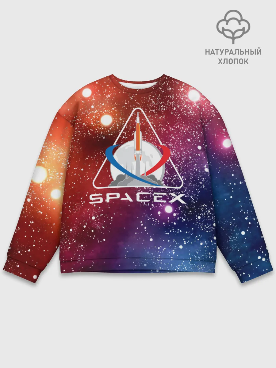 Мужской свитшот базовый / Space X