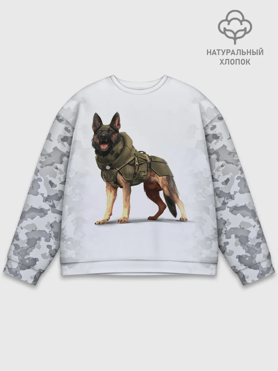 Мужской свитшот базовый / Служебная собака | К9 | K9
