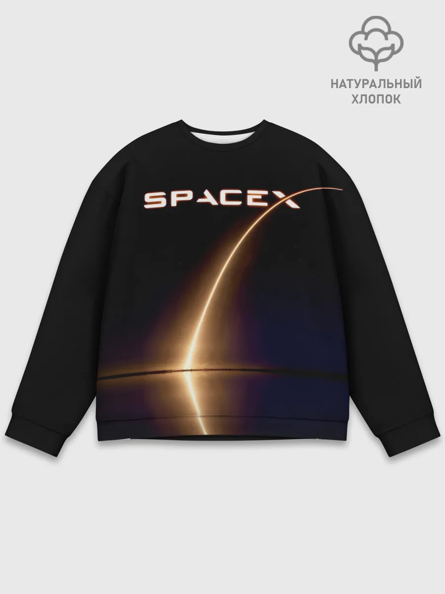 Мужской свитшот базовый / Space X