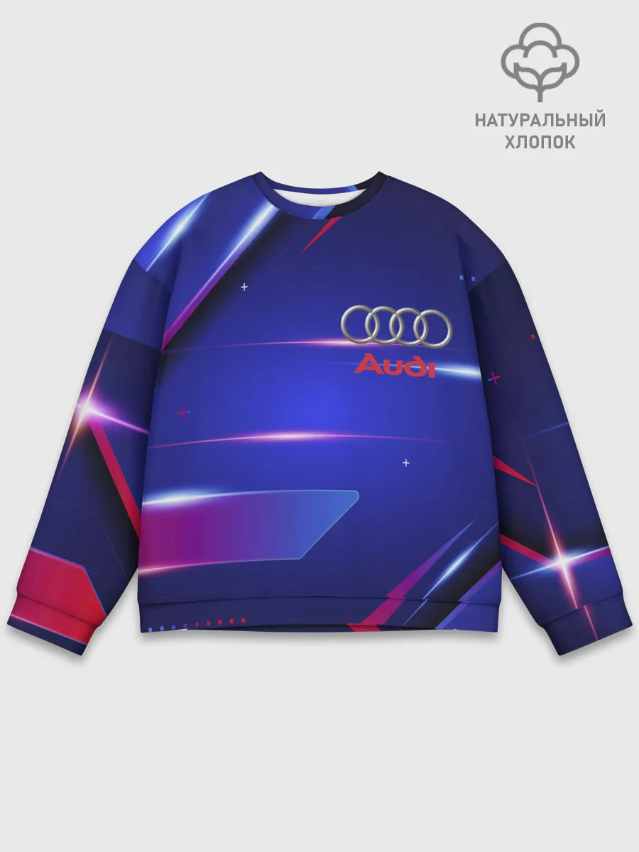 Мужской свитшот базовый / Ауди / Audi синива