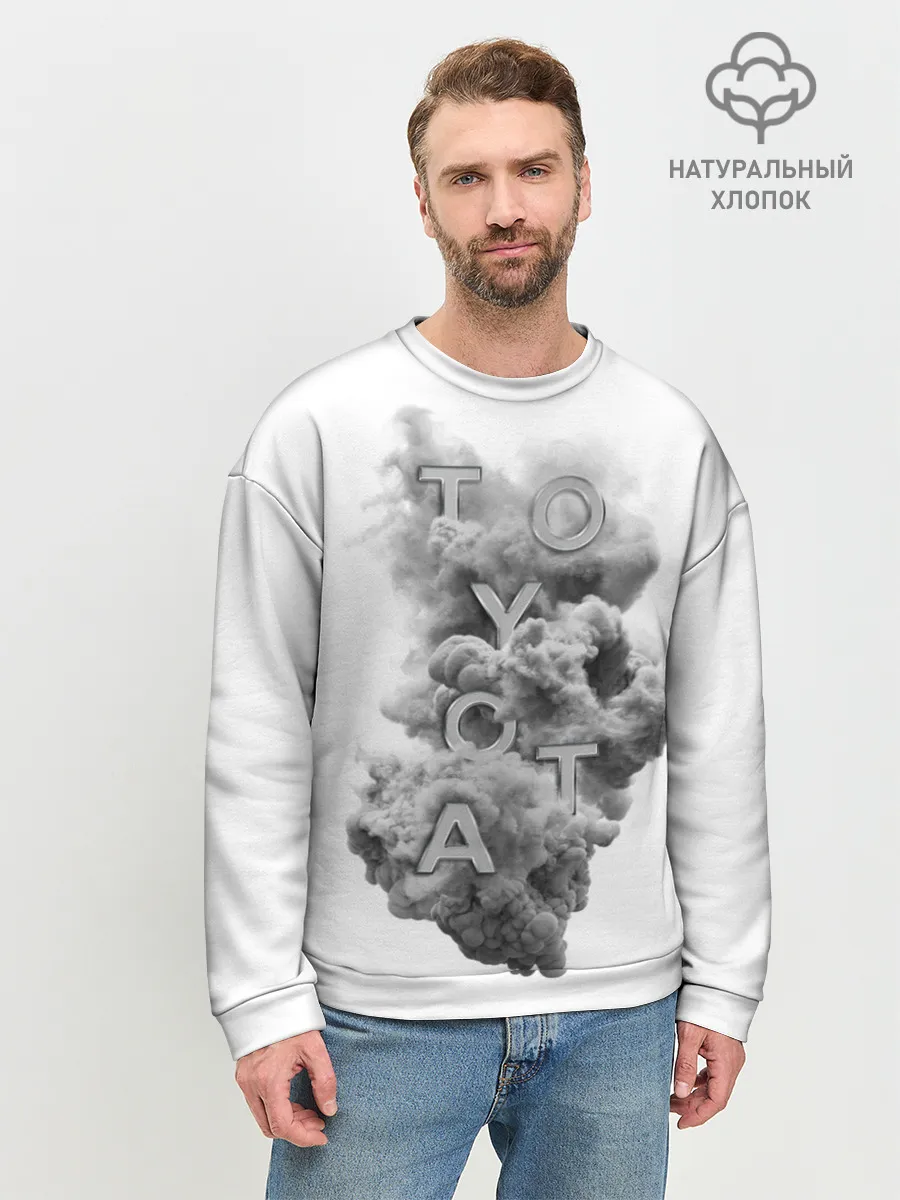 Мужской свитшот базовый / TOYOTA SMOKE