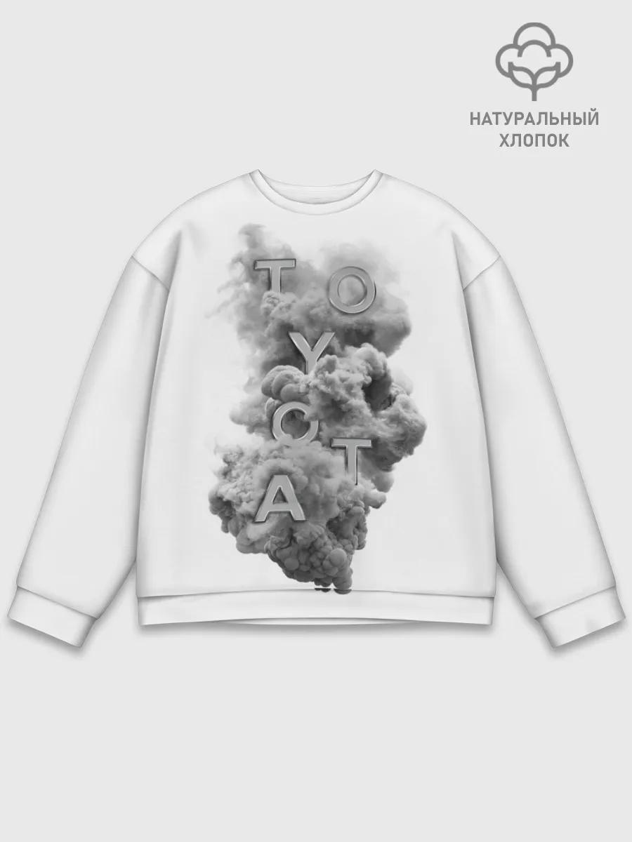 Мужской свитшот базовый / TOYOTA SMOKE