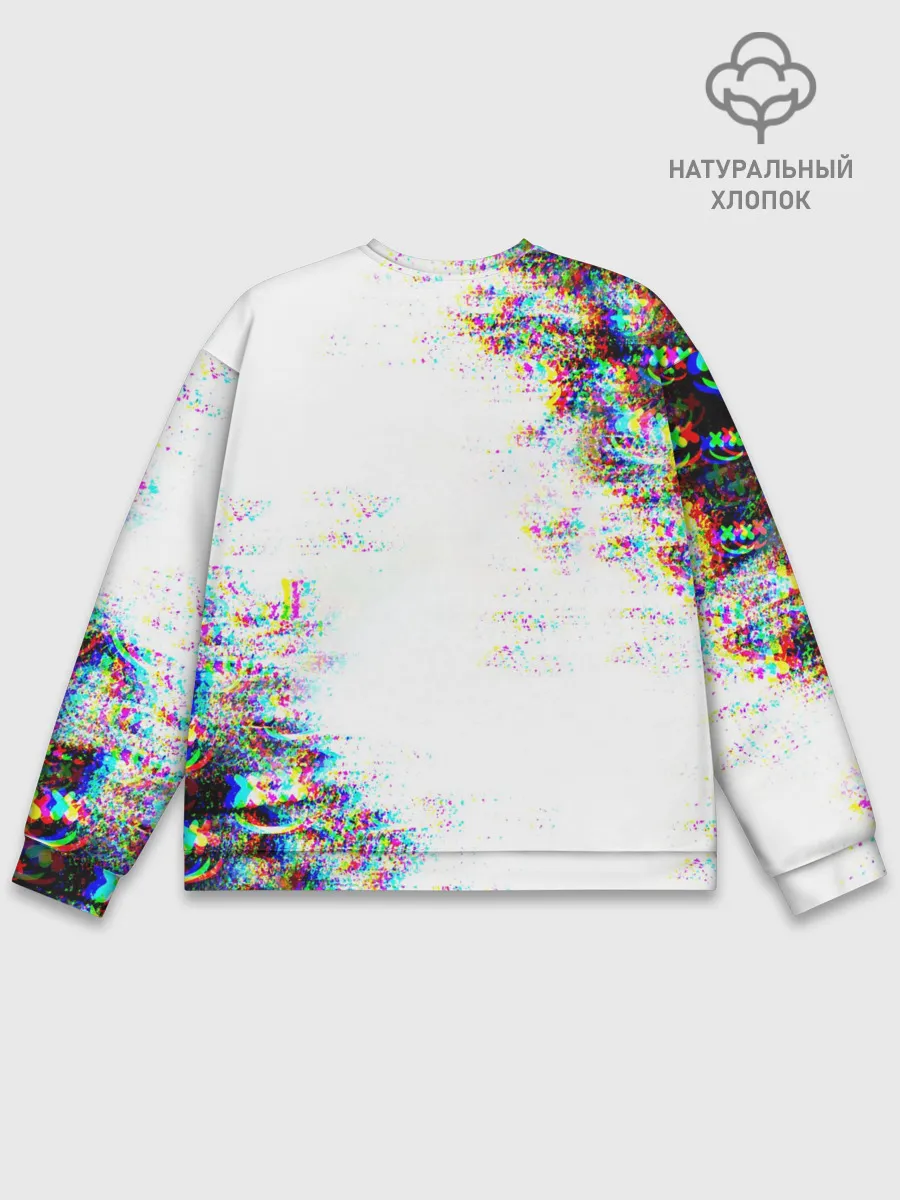 Мужской свитшот базовый / MARSHMELLOW GLITCH