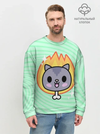 Мужской свитшот базовый / Toca Boca Cat