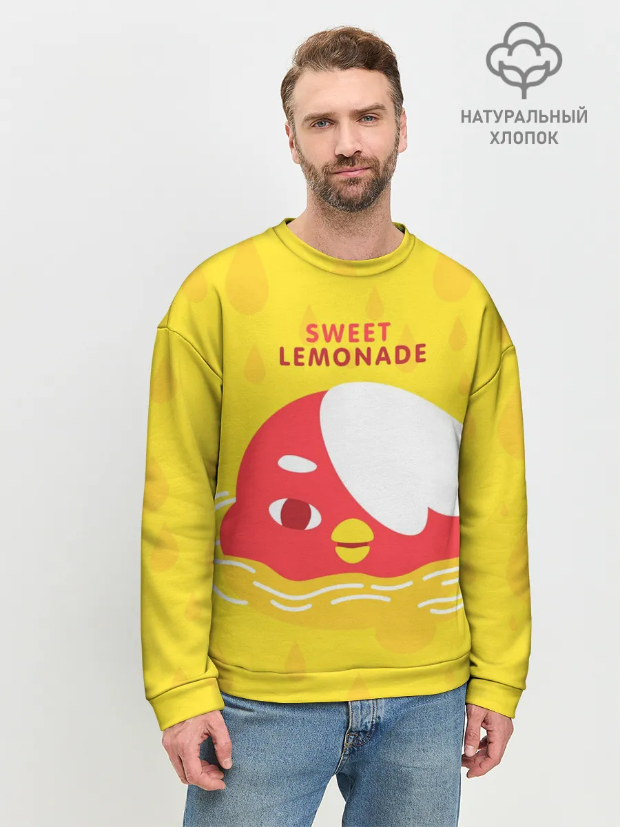 Мужской свитшот базовый / Sweet lemonade