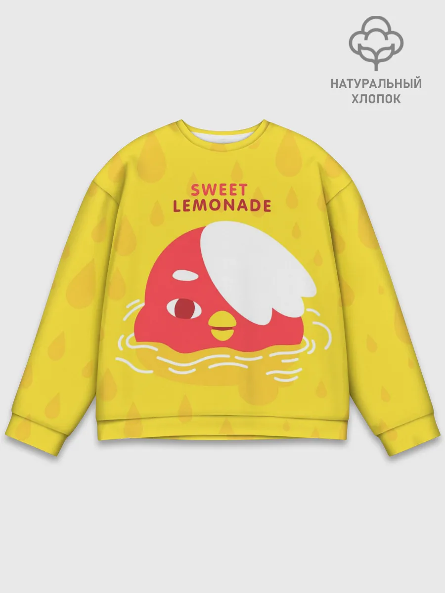 Мужской свитшот базовый / Sweet lemonade