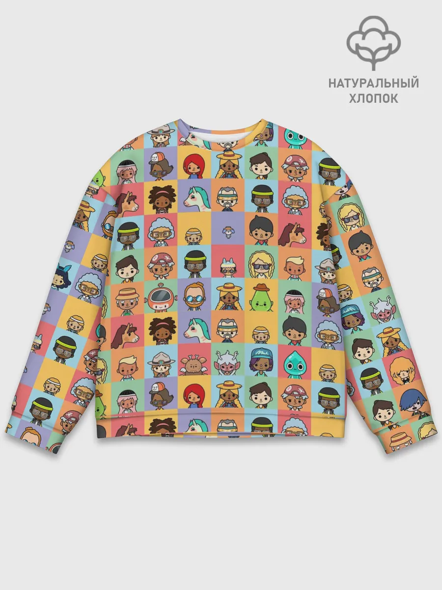 Мужской свитшот базовый / Toca Life Worl