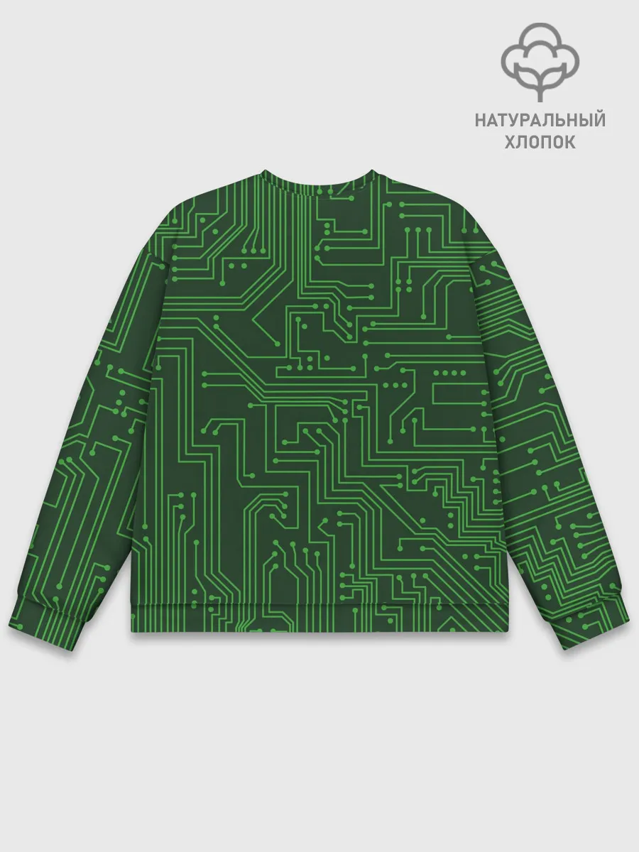 Мужской свитшот базовый / Печатная плата