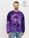 Мужской свитшот базовый / Кэ Цин в сиреневом тумане