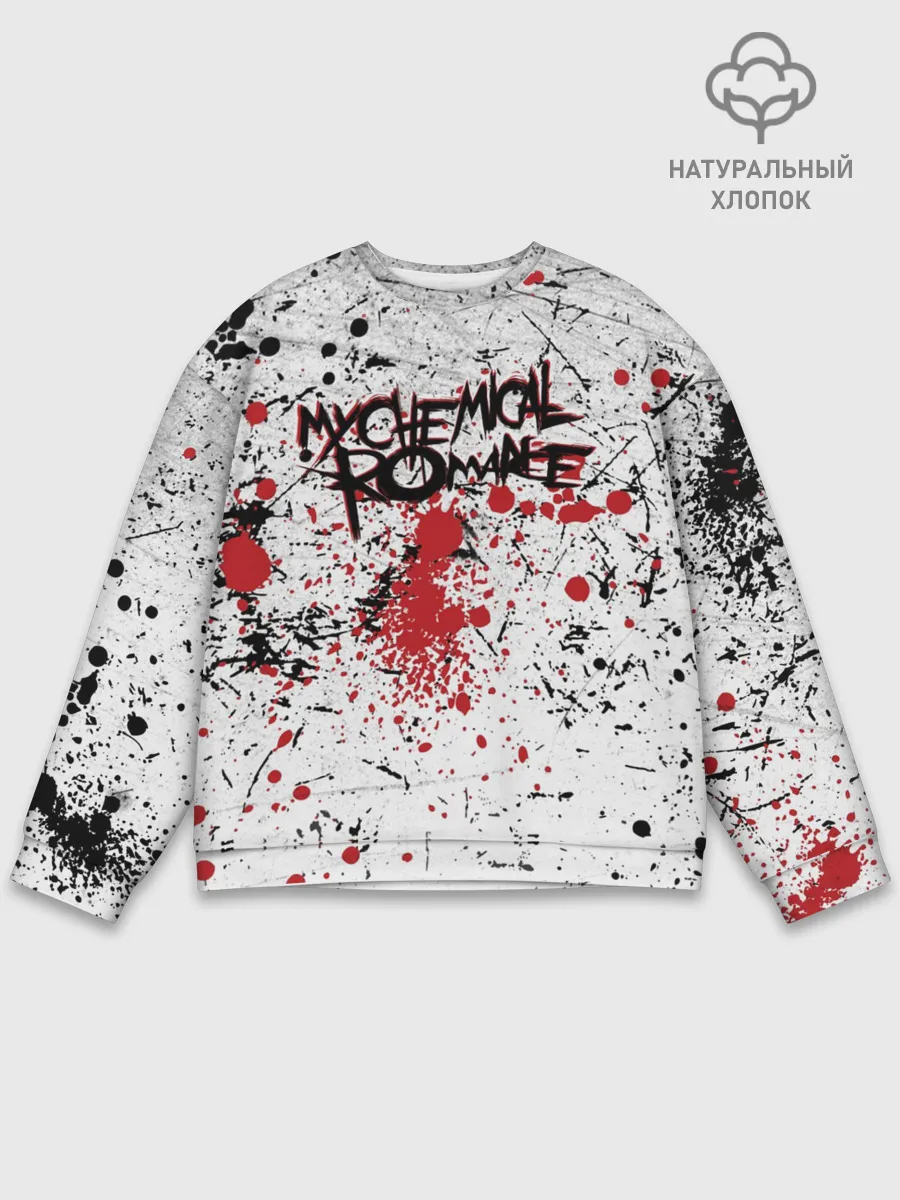 Мужской свитшот базовый / Кемикал Романс Рок Группа Лого