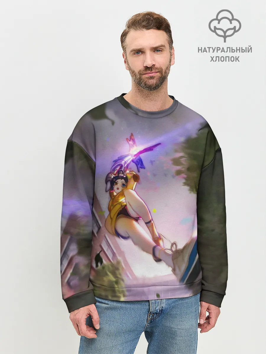 Мужской свитшот базовый / Ай Ото. Приоритет Чудо-Яйца