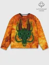Мужской свитшот базовый / Японский дракон | Japanese Dragon