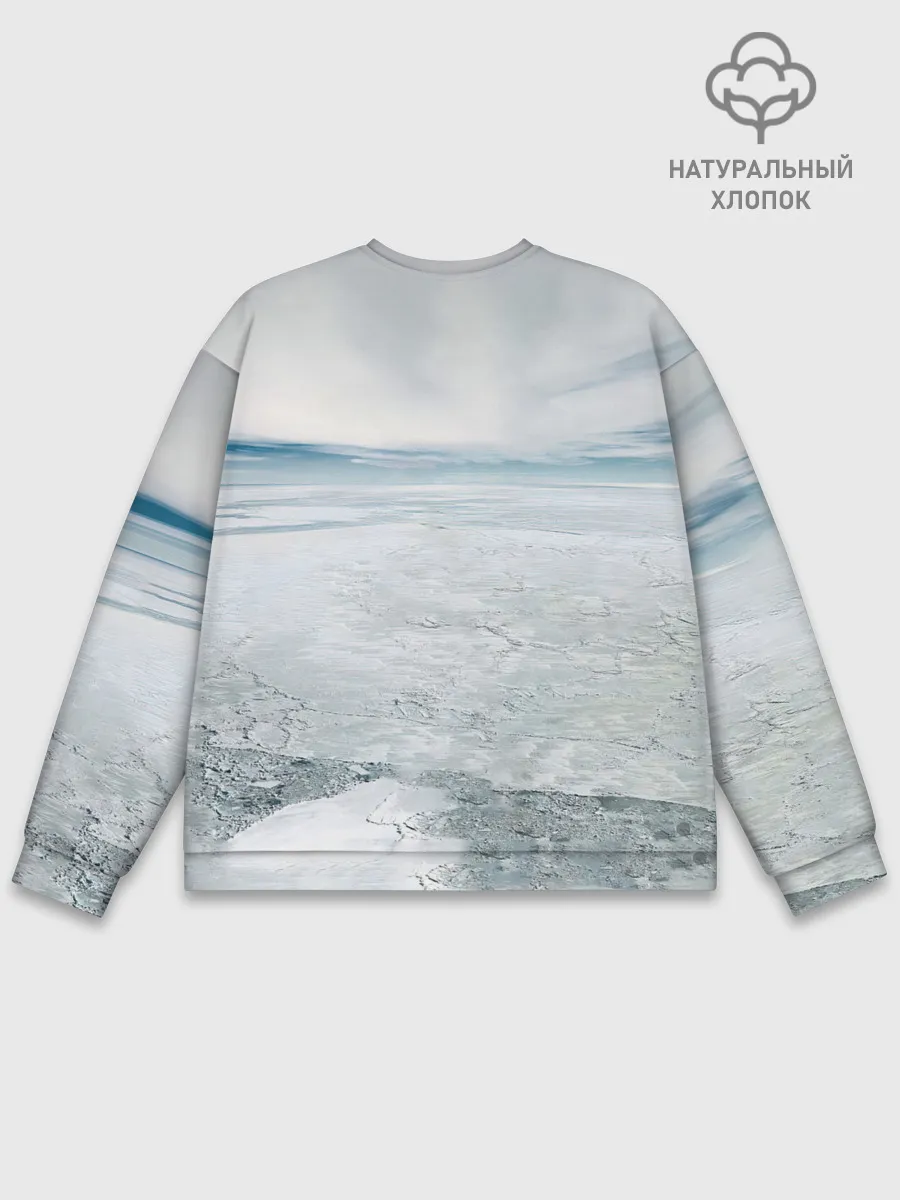 Мужской свитшот базовый / Infinite - Deep Purple