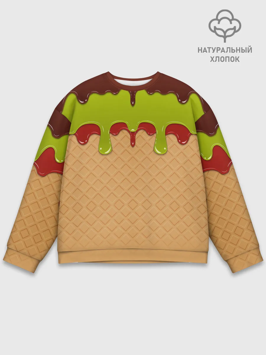 Мужской свитшот базовый / Мороженое | Ice Scream