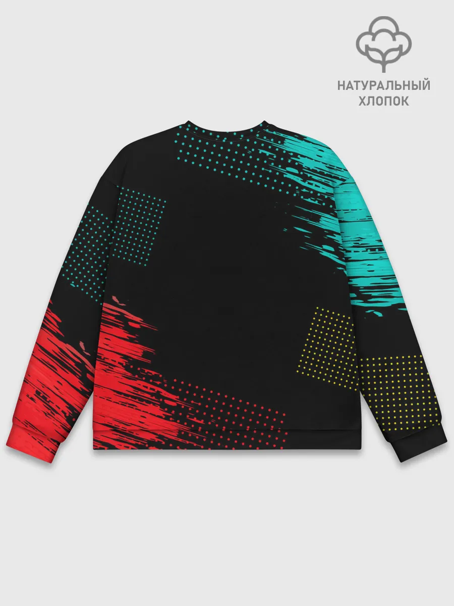 Мужской свитшот базовый / Магическая битва персонажи