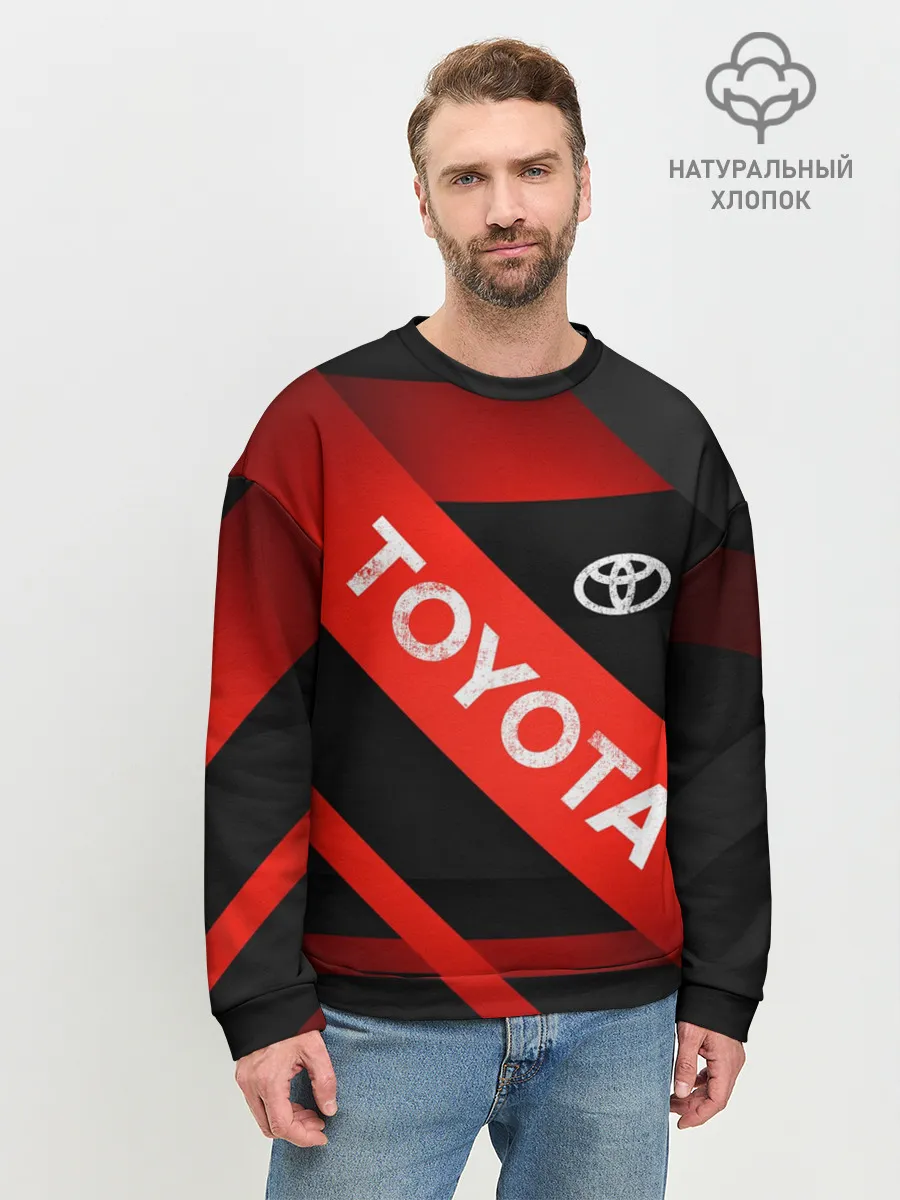 Мужской свитшот базовый / TOYOTA LINES
