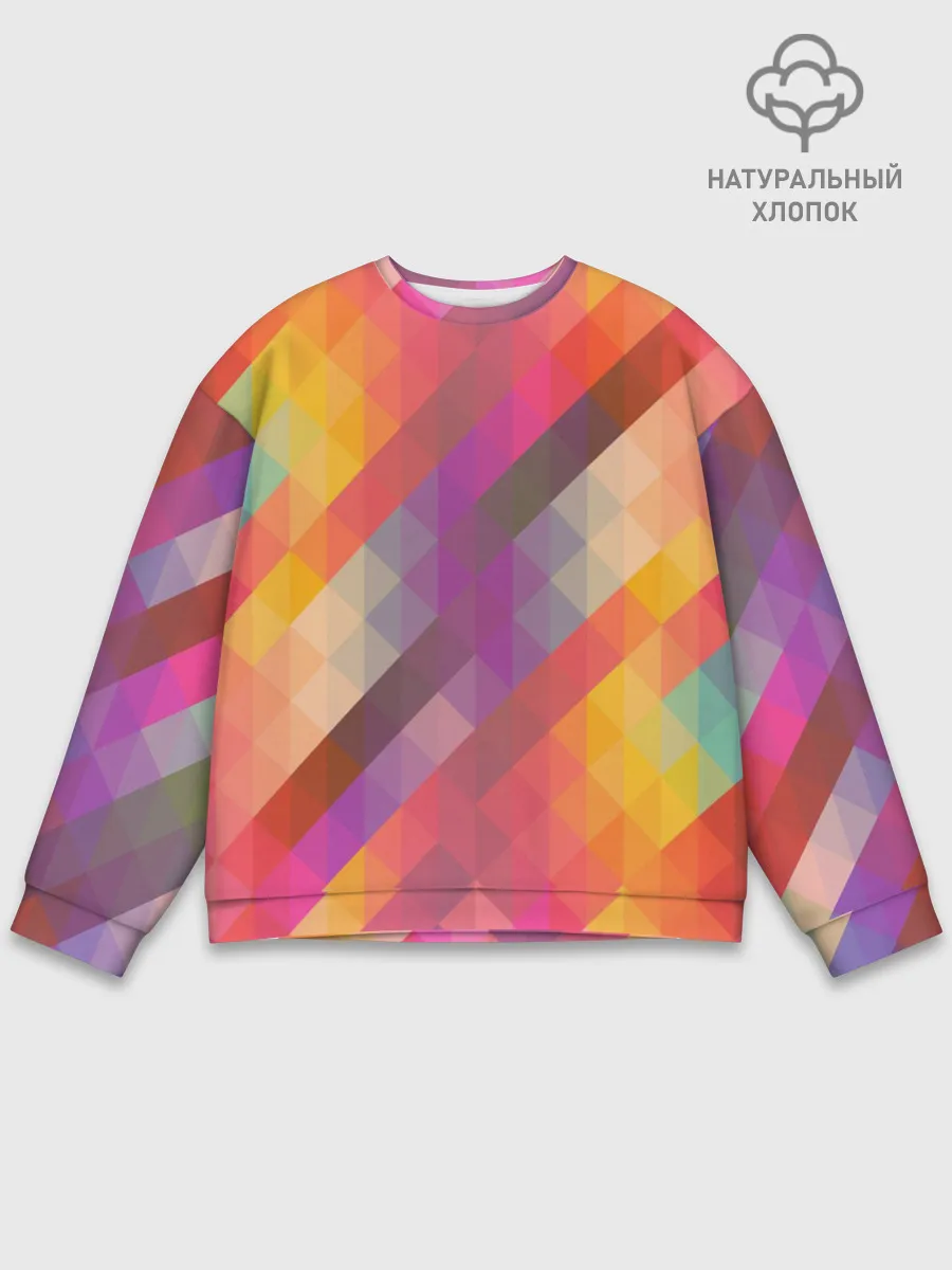 Мужской свитшот базовый / vivid gradient