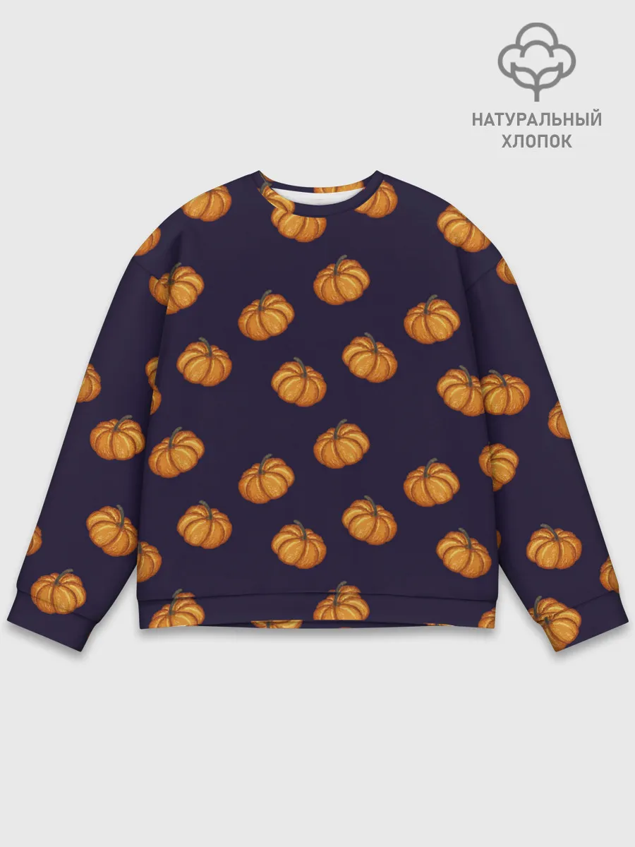 Мужской свитшот базовый / Тыквенный