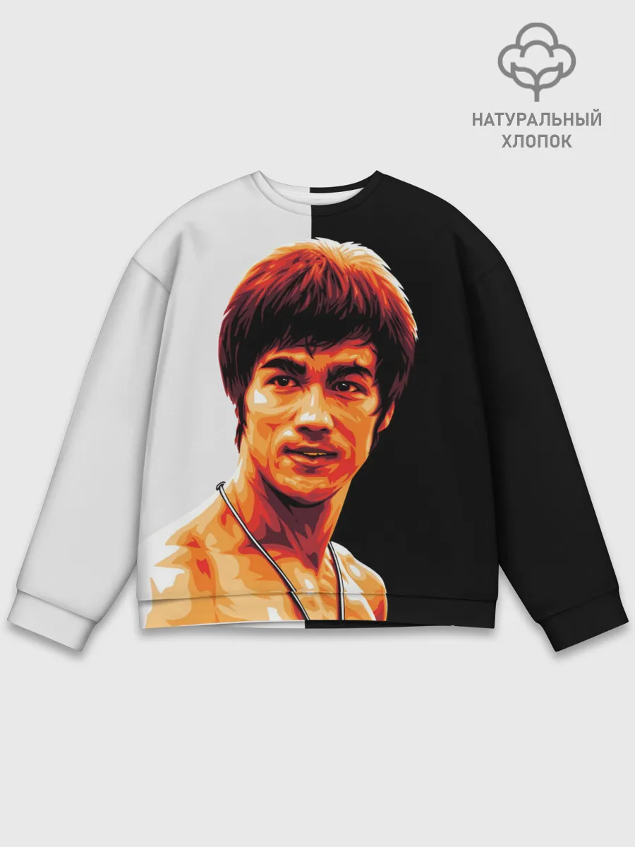 Мужской свитшот базовый / Bruce Jeet Kune Do