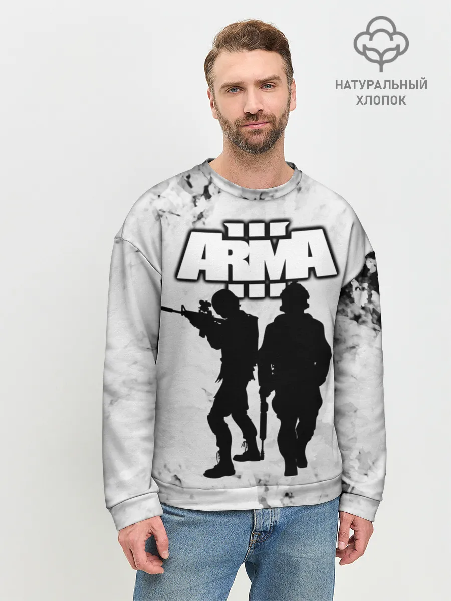 Мужской свитшот базовый / Arma / Арма,Tactical Simulator