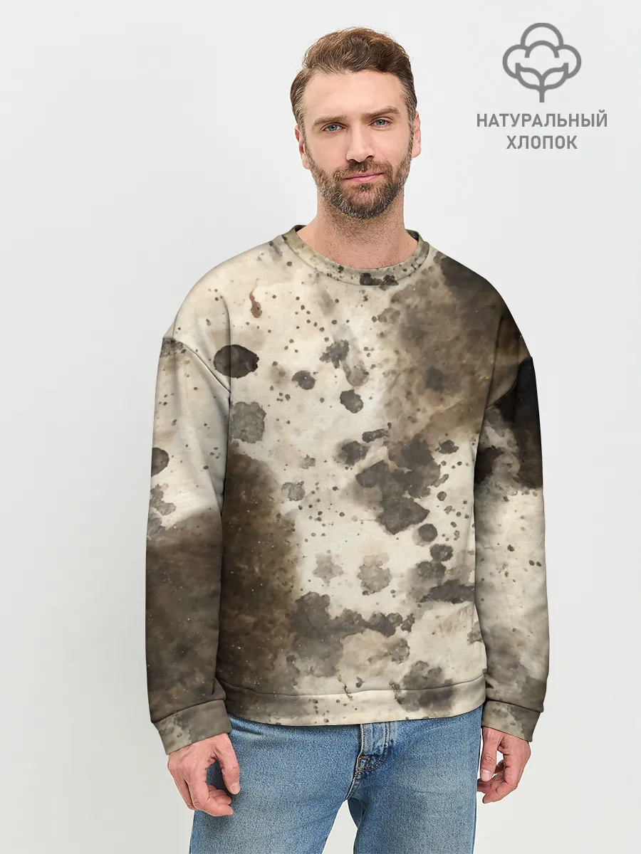 Мужской свитшот базовый / Пятьдесят оттенков серого