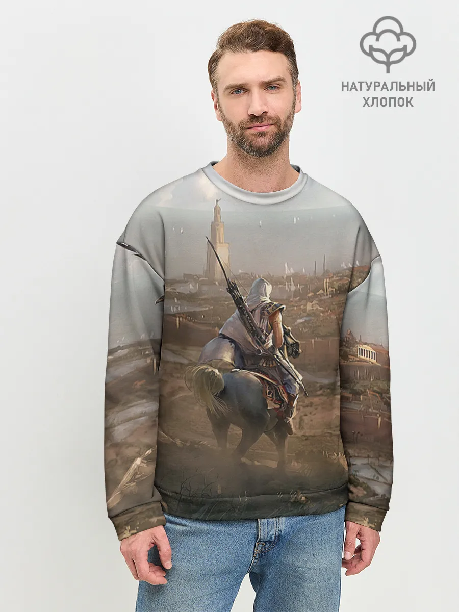 Мужской свитшот базовый / Байек на коне