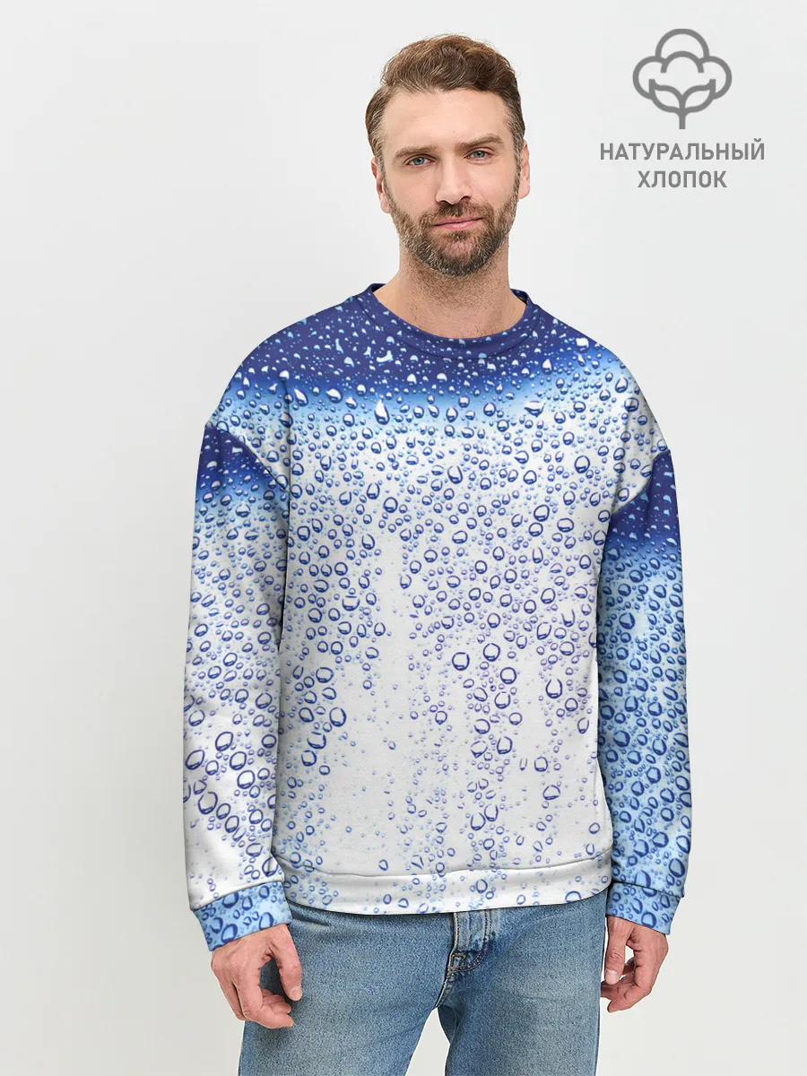 Мужской свитшот базовый / После дождя