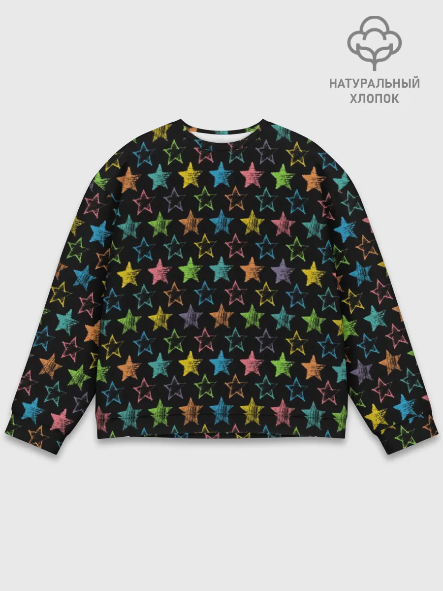 Мужской свитшот базовый / Парад звезд