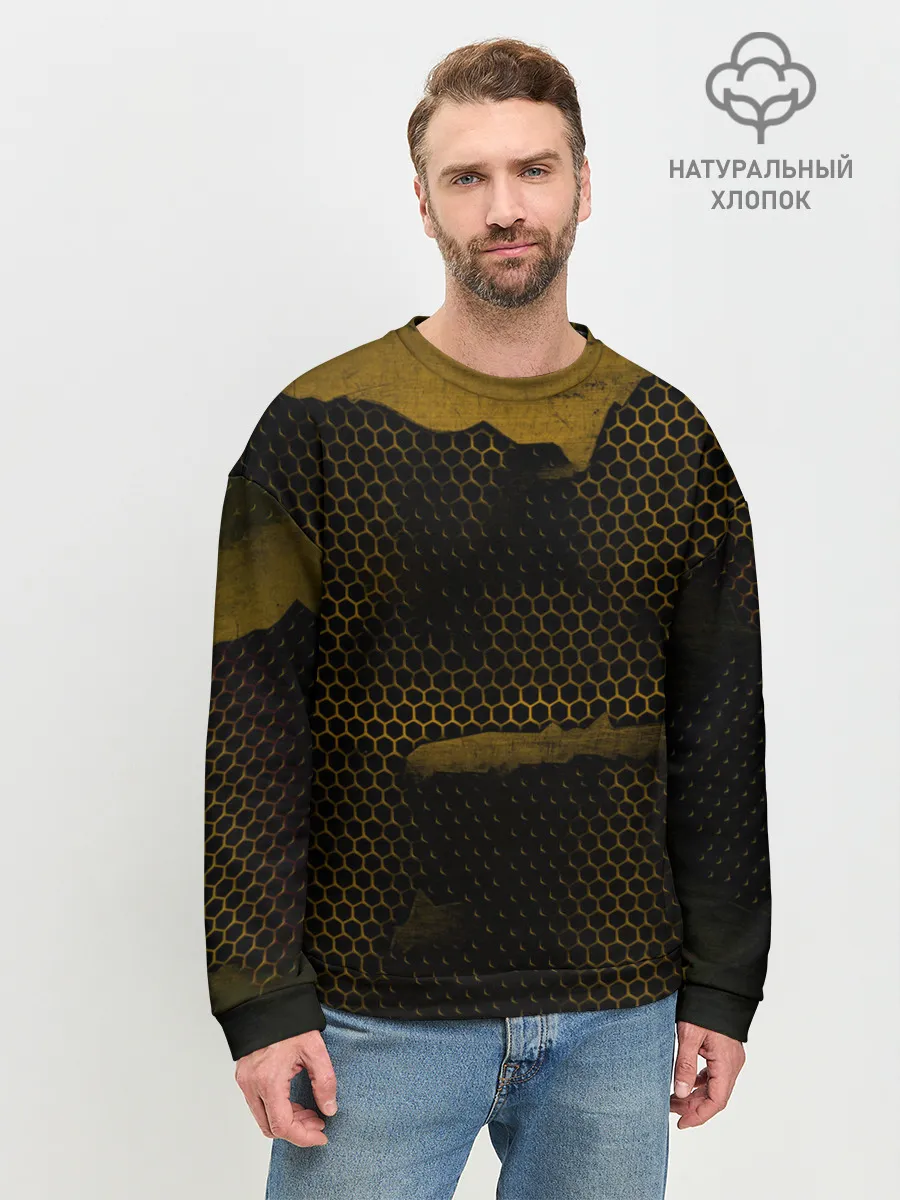 Мужской свитшот базовый / Pittsburgh Penguins на спине