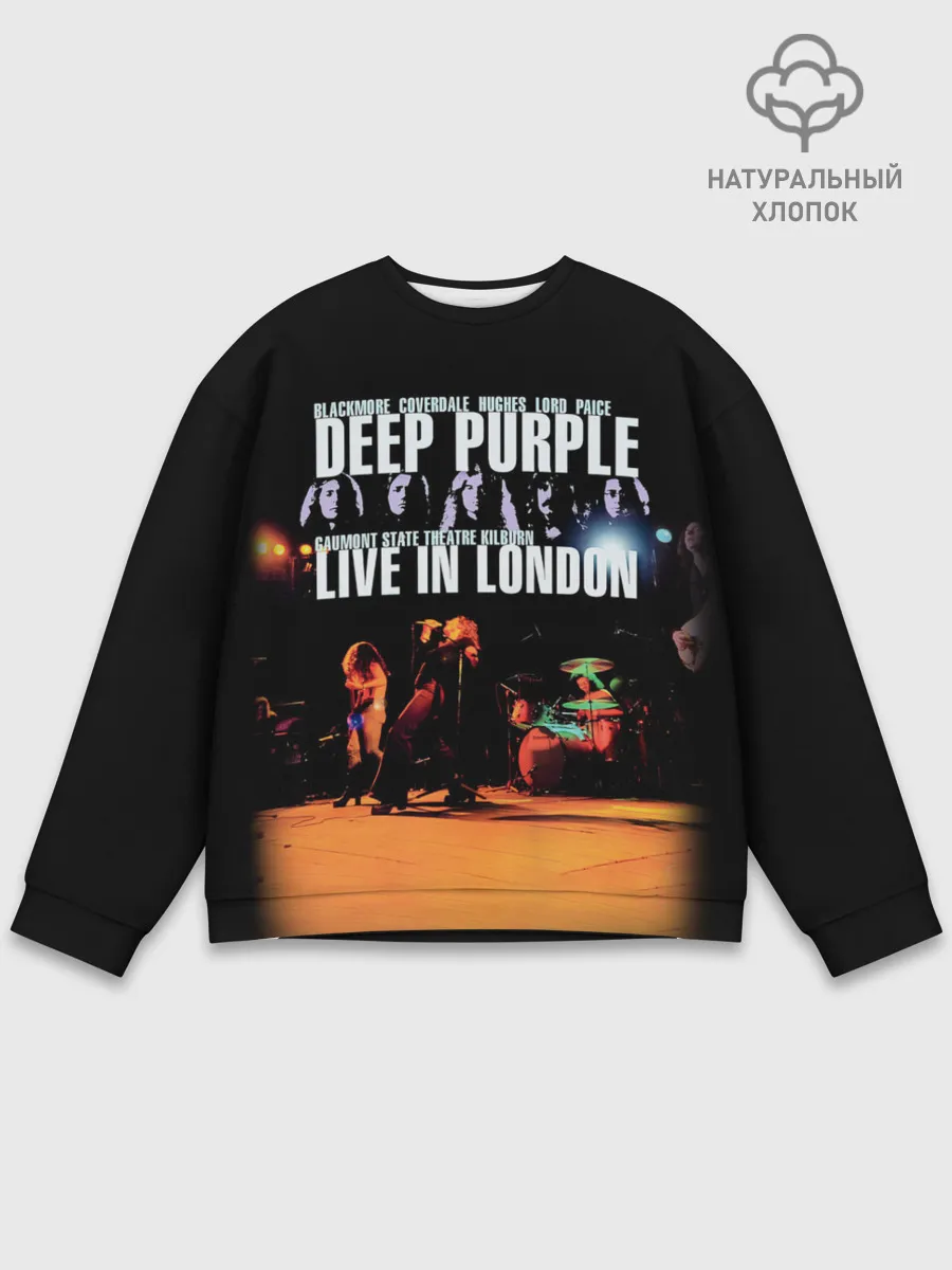 Мужской свитшот базовый / Deep Purple - Live In London