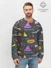 Мужской свитшот базовый / Уютный Halloween