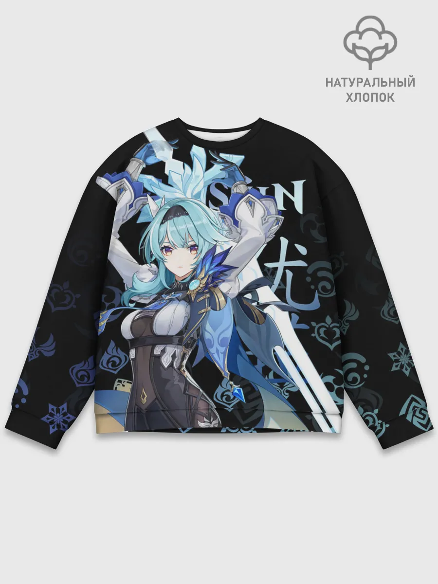 Мужской свитшот базовый / Эола / Genshin Impact