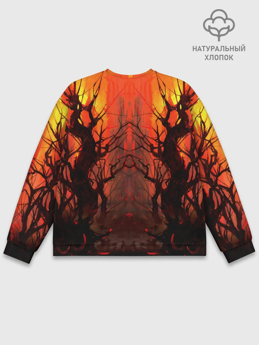 Мужской свитшот базовый / Колдунья со смычком