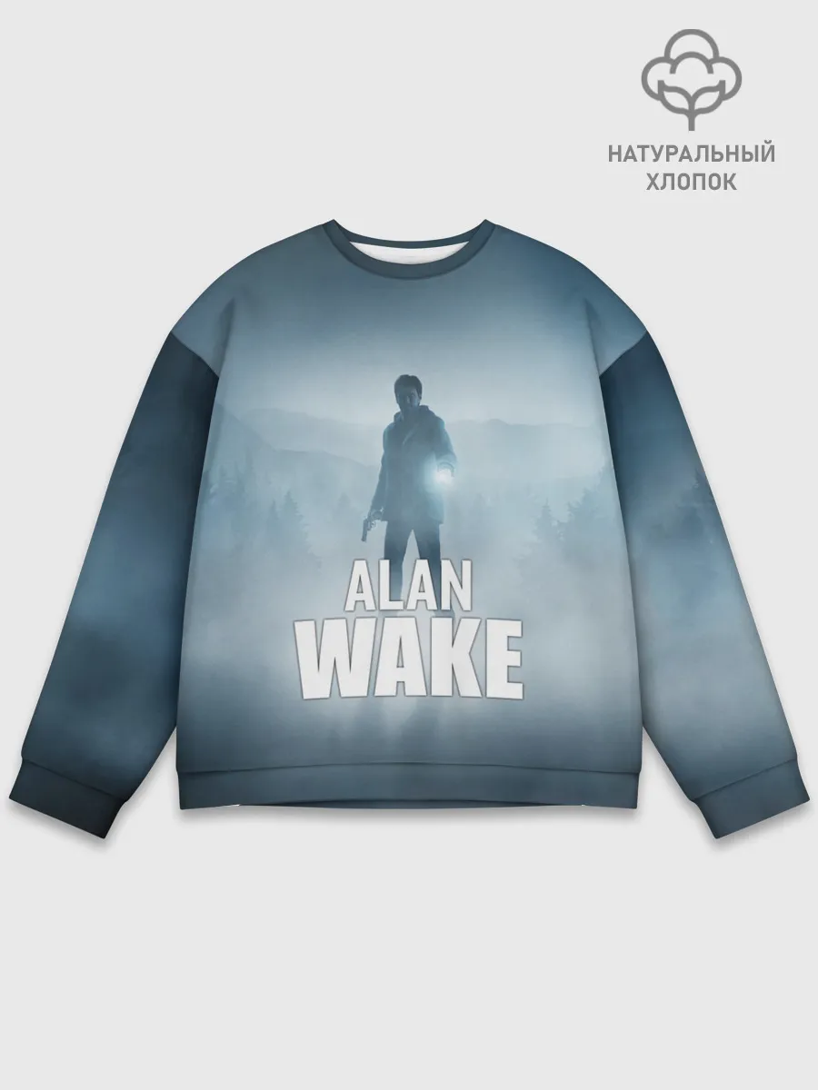 Мужской свитшот базовый / Alan Wake Video Game Art