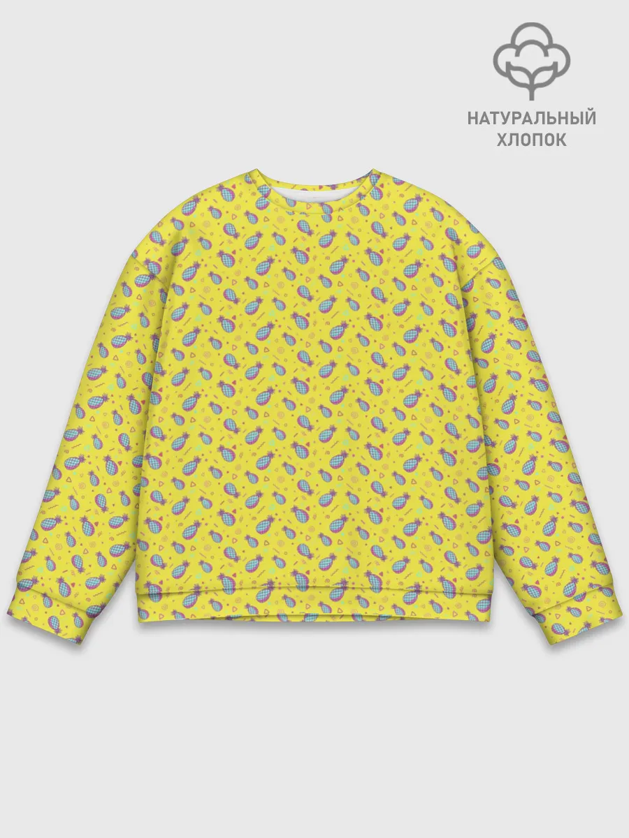 Мужской свитшот базовый / Pineapple Pattern