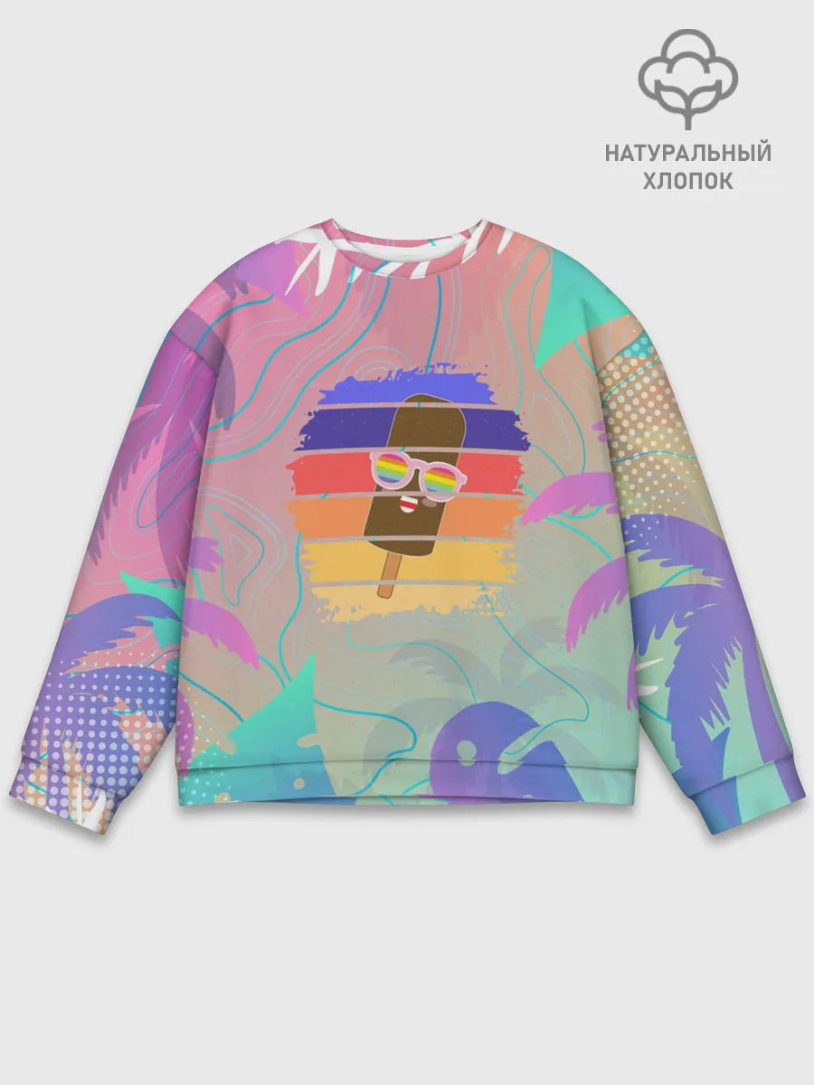 Мужской свитшот базовый / Эскимо в Тропиках