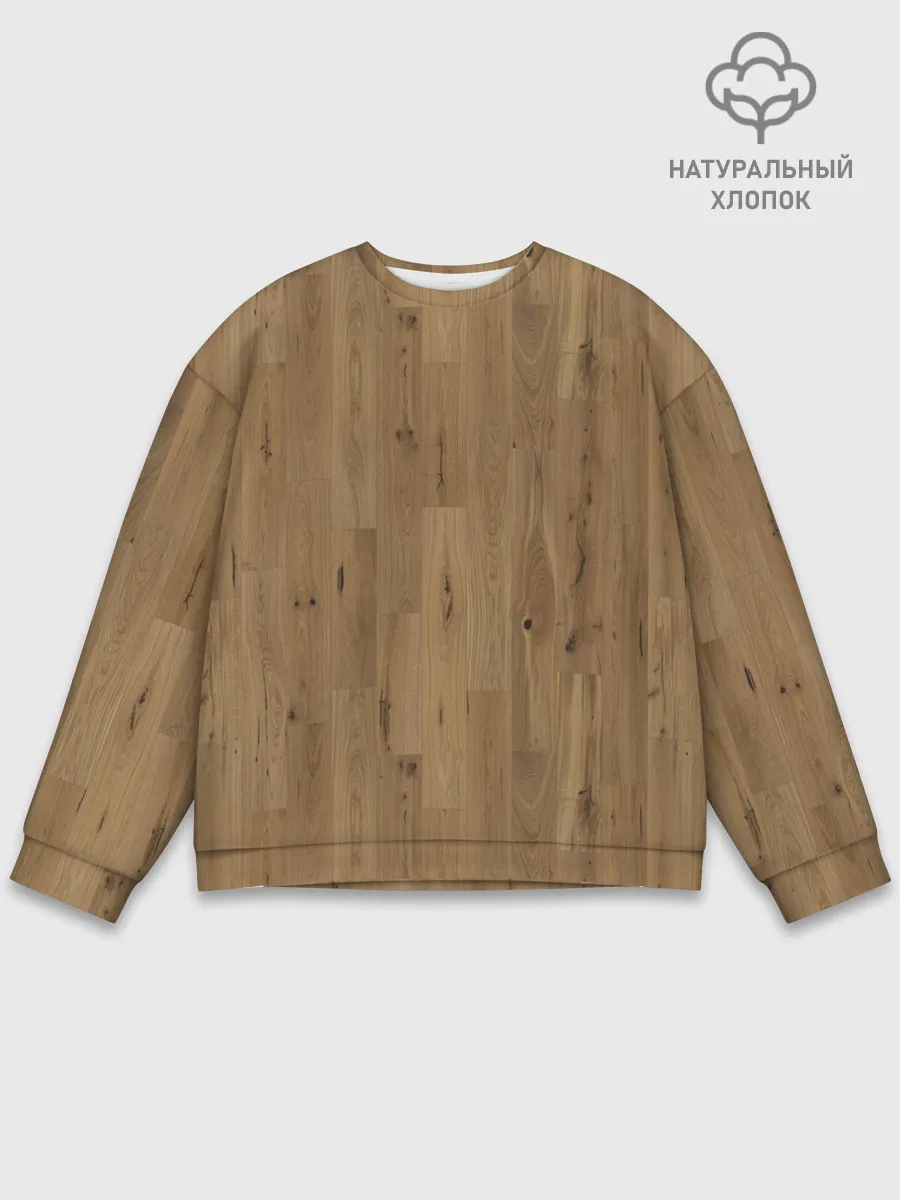 Мужской свитшот базовый / Камуфляж линолеум