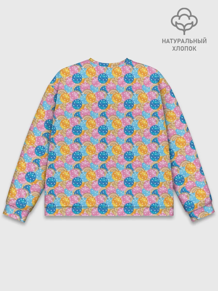 Мужской свитшот базовый / Новогодние Ёлочные Шары