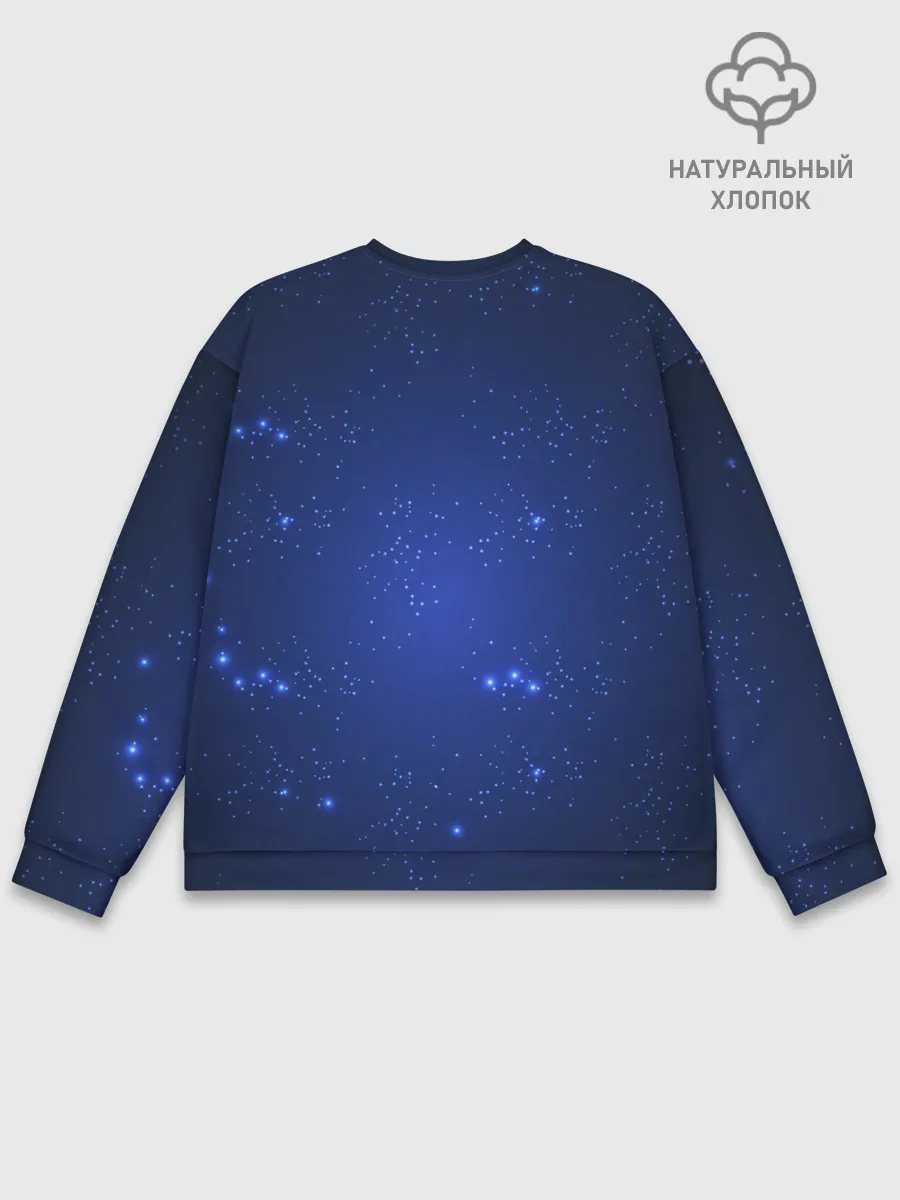 Мужской свитшот базовый / Знак зодиака - Близнецы