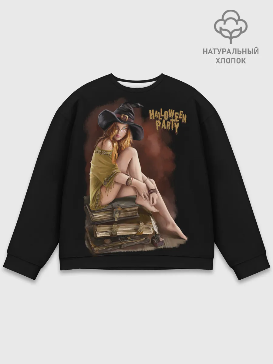 Мужской свитшот базовый / Очаровательная ведьма
