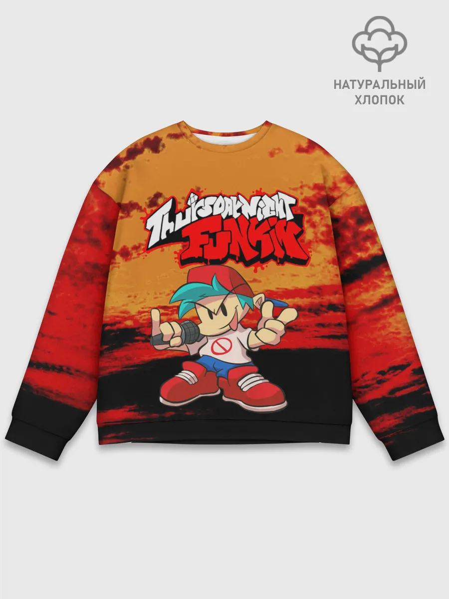 Мужской свитшот базовый / Friday Night Funkin.