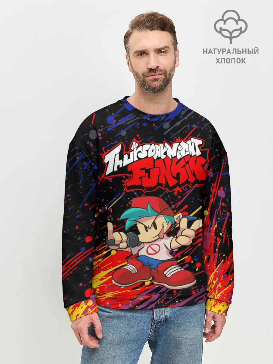 Мужской свитшот базовый / Friday Night Funkin