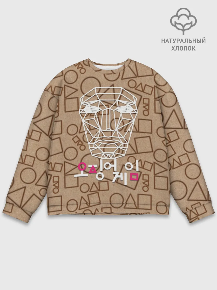 Мужской свитшот базовый / Распорядитель / Игра в кальмара